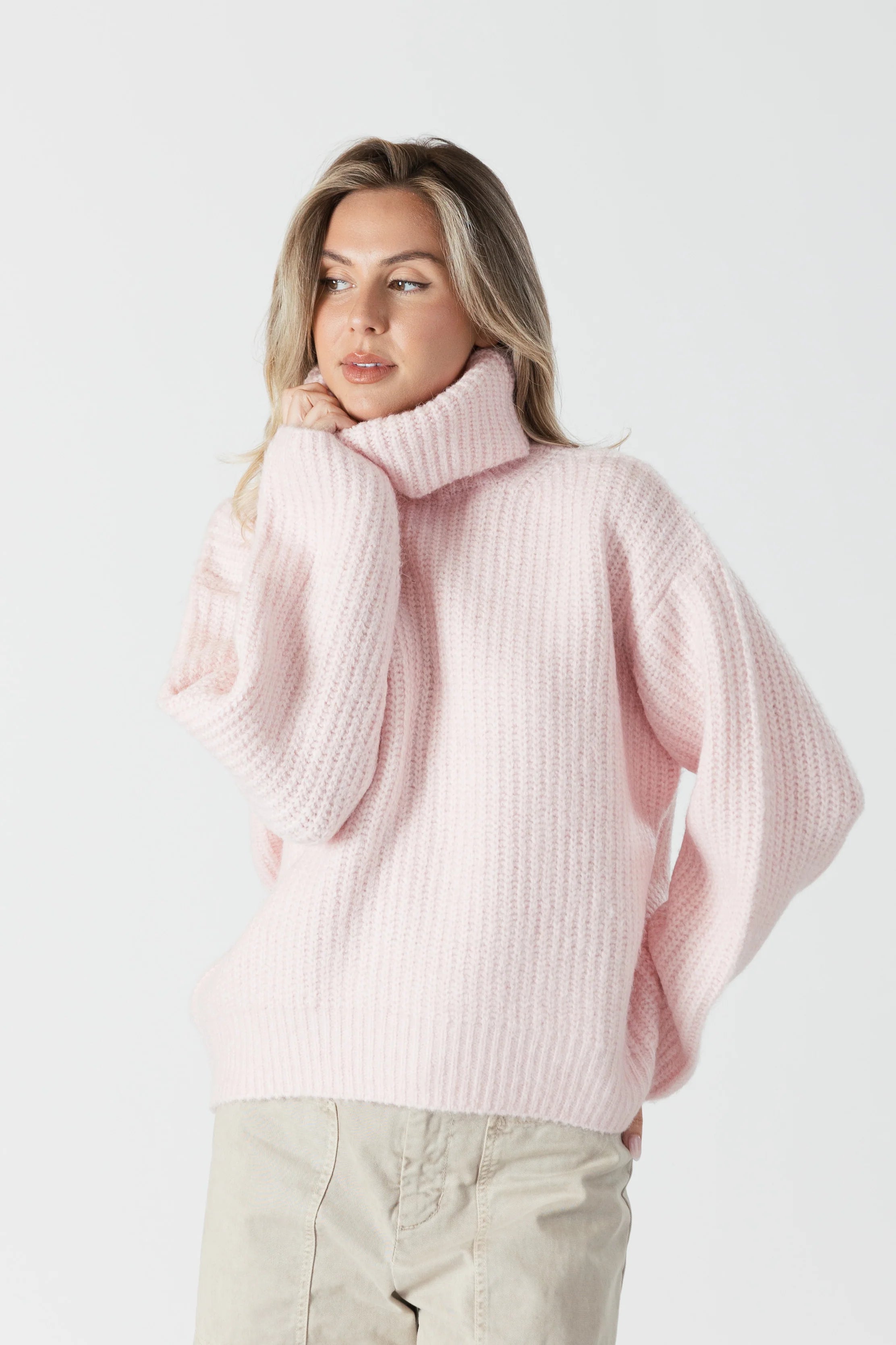 Sahar Turtleneck Sweater Wool Sweater Dress