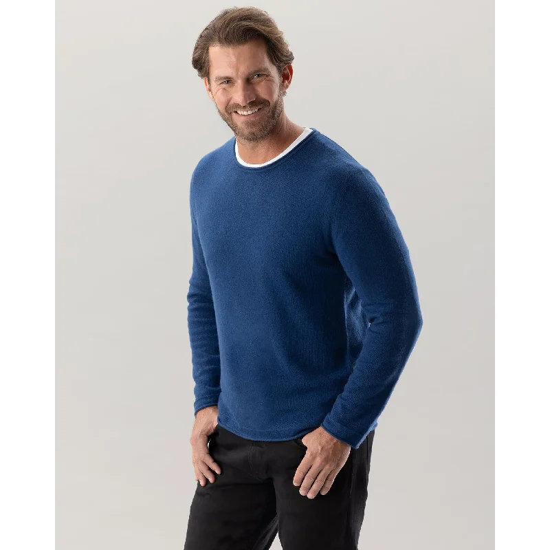 Nomad1942 – Sweater | Men | Medium Blue Comfortable Sweater Dress