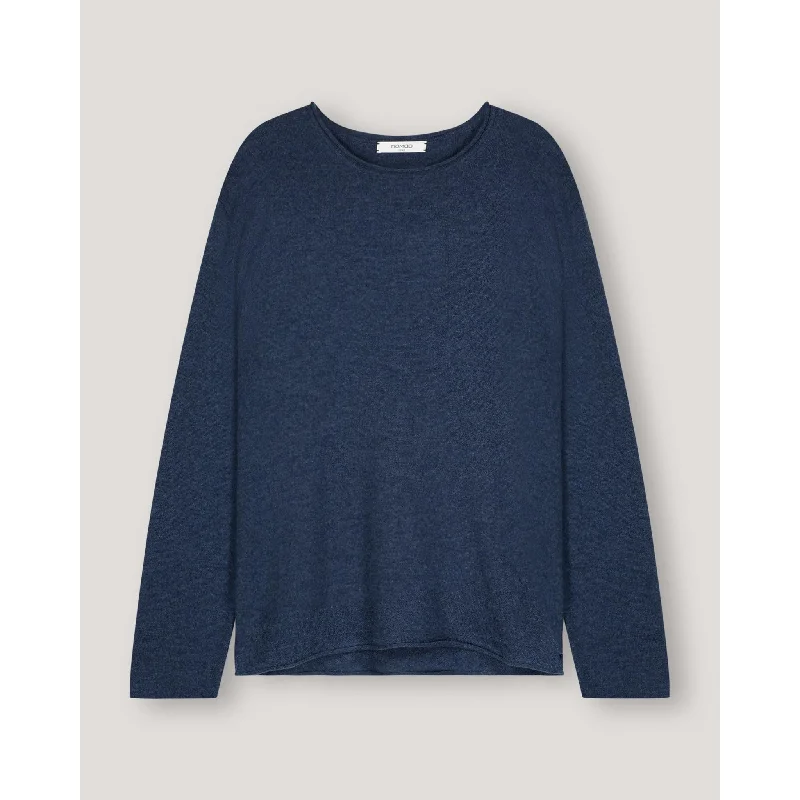 Nomad1942 – Sweater | Men | Navy (V1) Elegant Knit Sweater