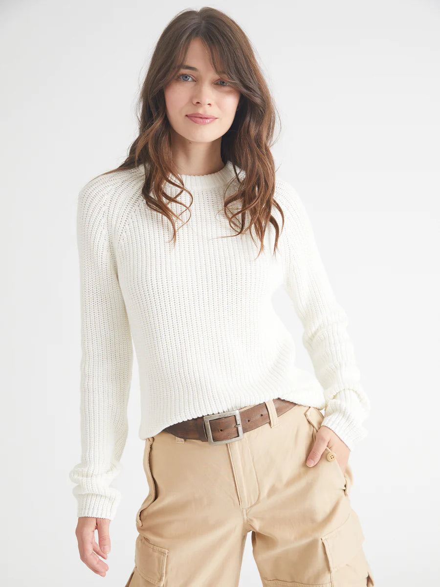 Jane Sweater I Chalk Cozy Bodycon Sweater