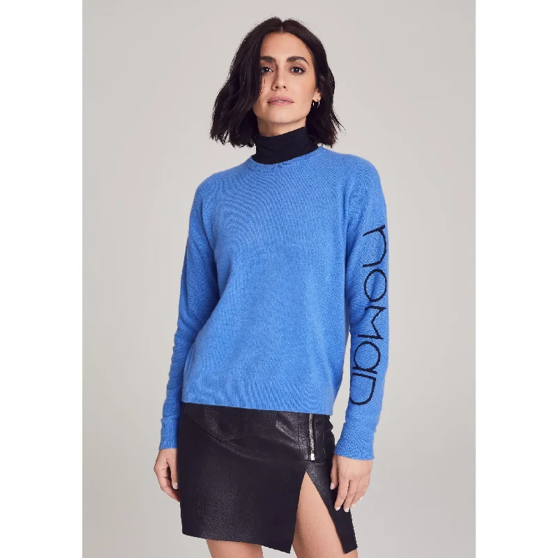 Nomad1942 – Sweater | Women | Blue Knit Bodycon Sweater