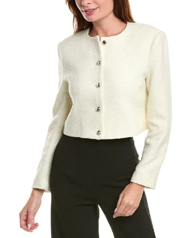 Lyra & Co Wool-Blend Jacket Holiday sweaters