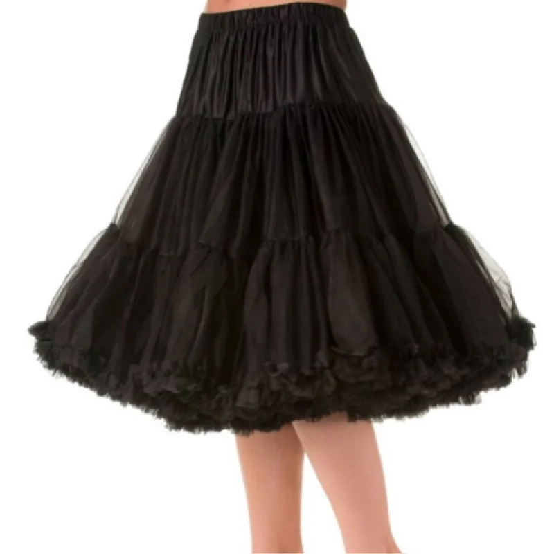 Banned Apparel: Petticoat Black- M\L Boho unclassified skirts