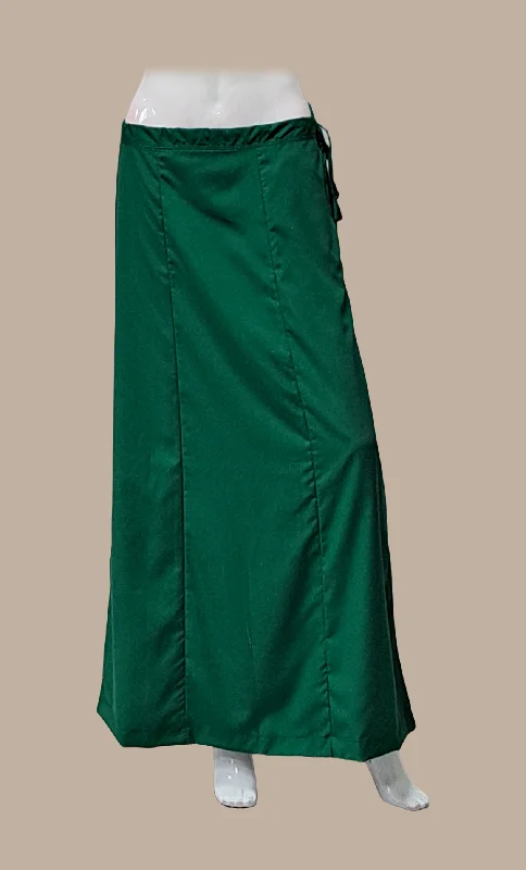 Bottle Green Cotton Under Skirt Fashionable unclassified skirts