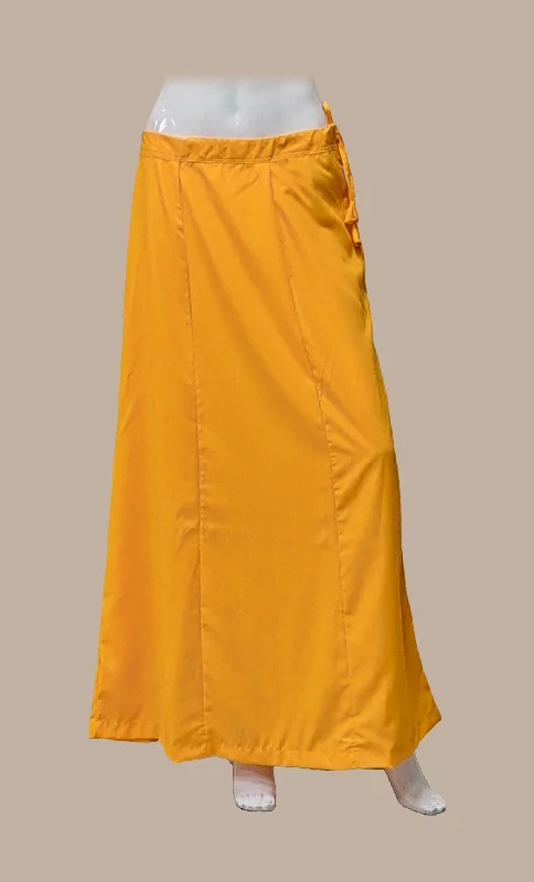 Egg Yellow Cotton Under Skirt Breathable unclassified skirts