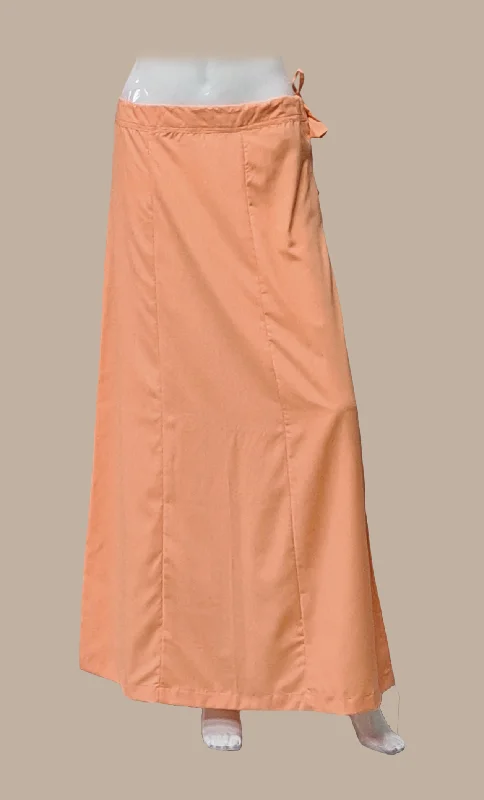 Peach Cotton Under Skirt Lightweight unclassified skirts