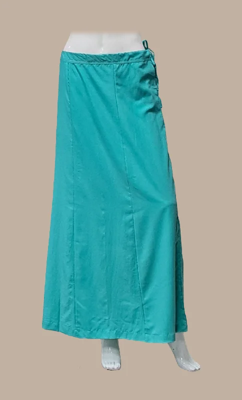 Sea Green Cotton Under Skirt Holiday unclassified skirts