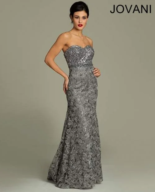 Jovani 78203 Long Formal Prom Strapless Dress Festival maxi dresses