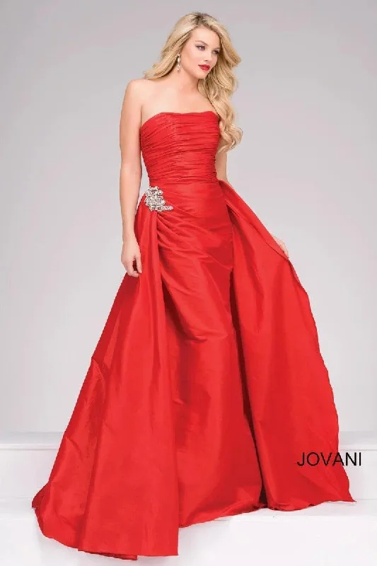 Jovani 45079 Ruched Bodice Formal Long Prom Dress Office maxi dresses