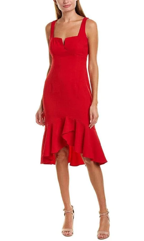 Taylor 1600M - Sweetheart Ruffled Cocktail Dress Minimalist party dresses