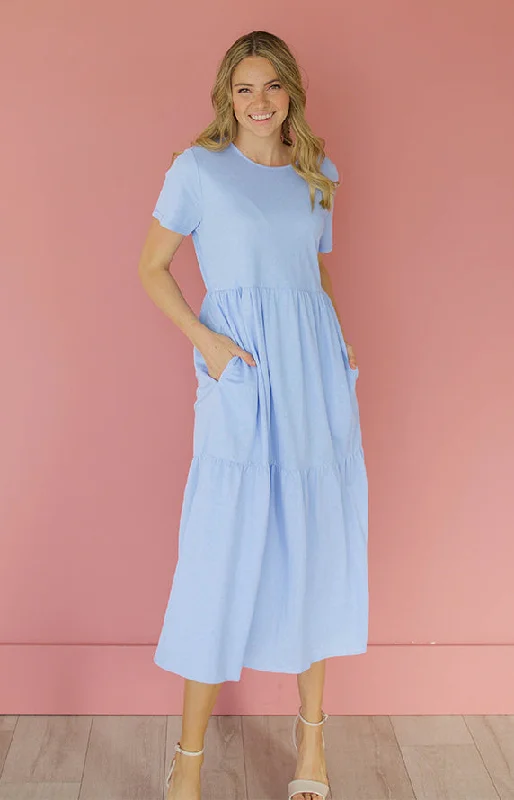 Kelsey Periwinkle Dress - MCO - Maternity Friendly - FINAL SALE Engagement unclassified dresses