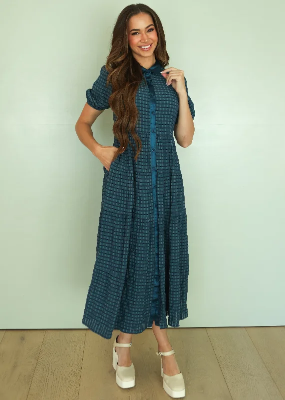 Maeve Blue Plaid Dress Travel unclassified dresses