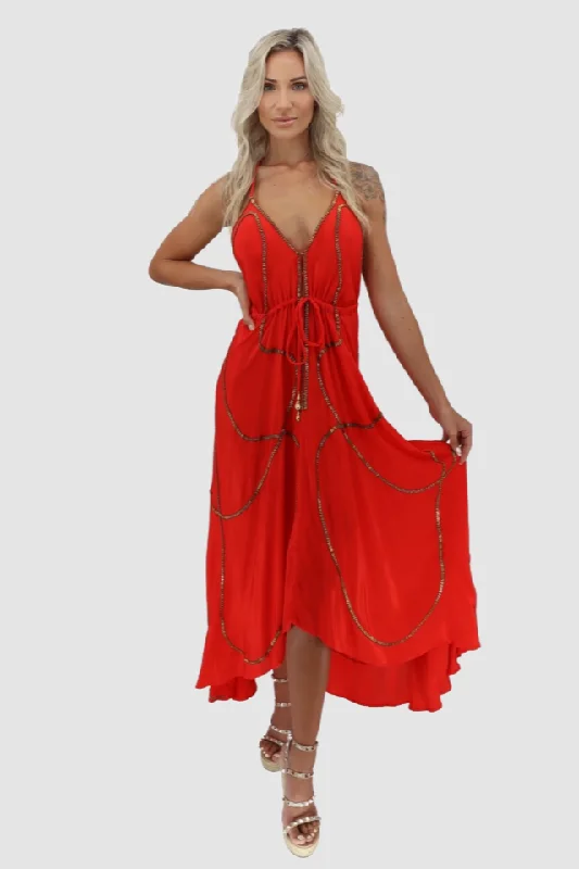 Tulum Red Dress Casual chic unclassified dresses