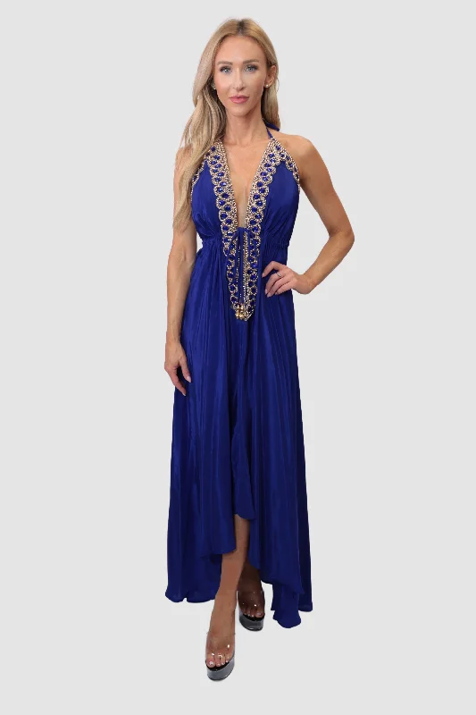 Marrakesh Royal Blue Dress Floral unclassified dresses