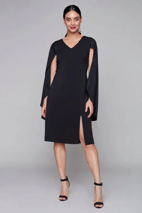 Dramatic Sleeves and Side Slit Dress Beach unclassified dresses