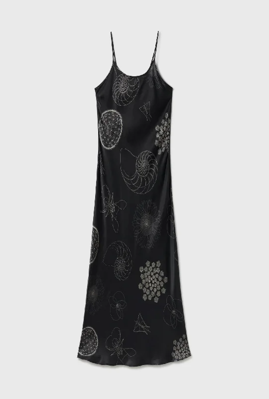 Silk Laundry 1996 Dress - Fibonacci Black Spring unclassified dresses