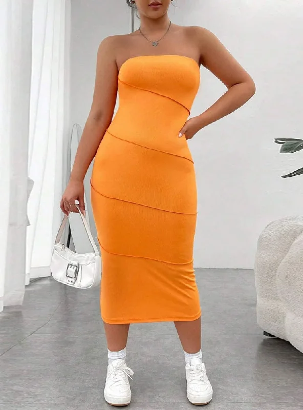 Slim Sexy Tube Top Dress Unique unclassified dresses