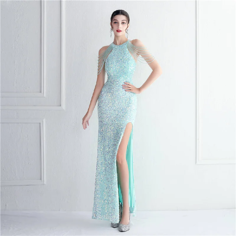 The Indy Crystal Gown Lounge unclassified dresses