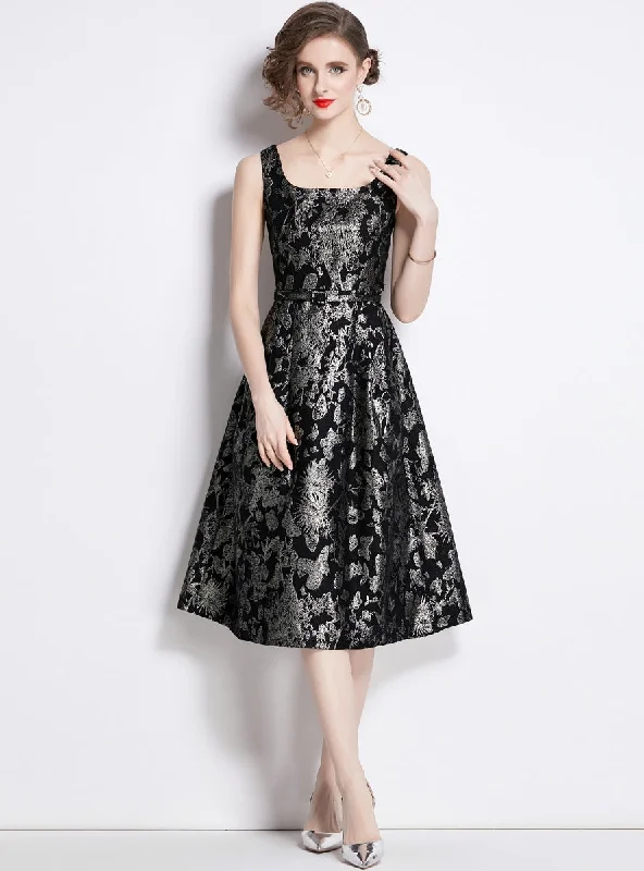 Women Heavy-duty Jacquard Dress A-line unclassified dresses