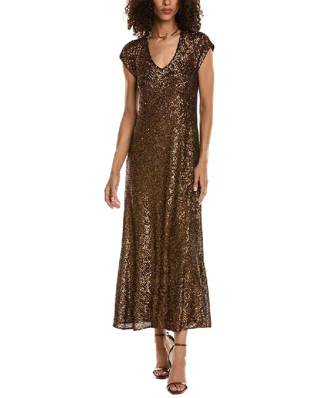 Johnny Was Toto Sequin Maxi Dress Sleek Maxi Skirt